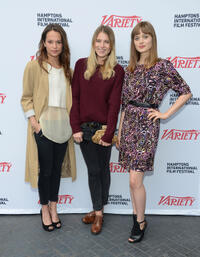 Alicia Vikander, Dree Hemingway and Bella Heathcote at the Variety Performers Brunch during the 20th Hamptons International Film Festival.