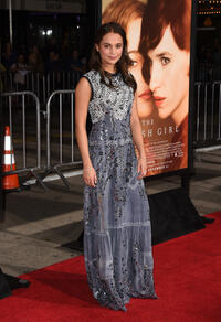 Alicia Vikander at the California premiere of "The Danish Girl."