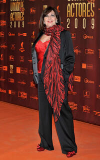 Concha Velasco at the "Union de Actores" awards in Spain.