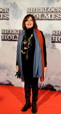 Concha Velasco at the Spain premiere of "Sherlock Holmes."