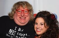 Bruce Vilanch and Marissa Jaret Winokur at the opening night after party of "Hairspray."