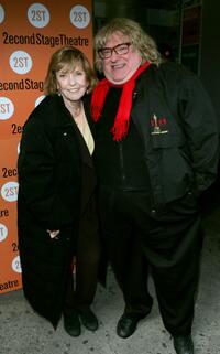 Anne Meara and Bruce Vilanch at the opening of "Privilege."