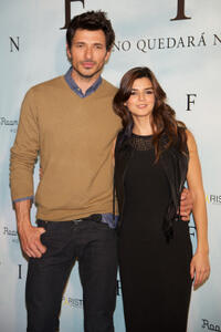 Andres Velencoso and Clara Lago at the photocall of "Fin" in Spain.