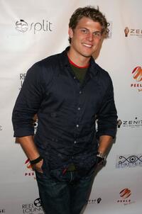 Travis Van Winkle at the REEL Lounge Retreat at Point De Vue Salon.