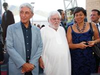 Antonio Bassolino, Paolo Villaggio and Guest at the 2009 Giffoni Film Festival.