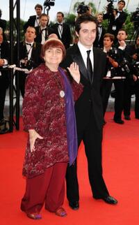 Agnes Varda and Mathieu Demy at the premiere of "Spring Fever" during the 62nd International Cannes Film Festival.
