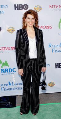 Nia Vardalos at the "Earth To LA - The Greatest Show On Earth" event benefiting the Natural Resources Defense Council.