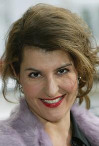 Nia Vardalos at the premiere of "The Polar Express."