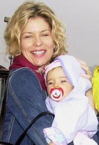 Kate Vernon and daughter at the "International Day Of The Child."