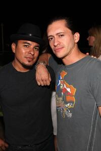 Jacob Vargas and Clifton Collins Jr at the Helio launch summer party of Ocean to benefit Heal the Bay.