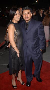 Sylvia and her husband Jacob Vargas at the premiere of "Dragonfly."