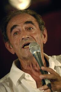 Richard Bohringer performs at the Bellevilloise music hall.