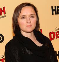 Sarah Vowell at the premiere of "Bored to Death."