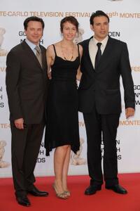 Valerie Bonneton, Bruno Salomone and Guest at the 2009 Monte Carlo Television Festival.