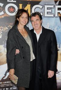 Valerie Bonneton and Francois Cluzet at the Paris premiere of "Le Concert."