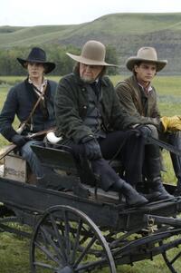 Taylor Handley, Jon Voight and Trent Ford in "September Dawn"