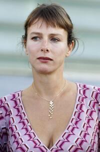 Karin Viard at the photocall of "LEnfer" during the 53rd San Sebastian International Film Festival.
