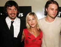 Lukas Haas, Nicole Vicius and Michael Pitt at the premiere of "Last Days."