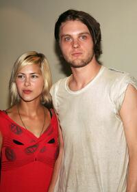 Nicole Vicius and Michael Pitt at the premiere of "Last Days."