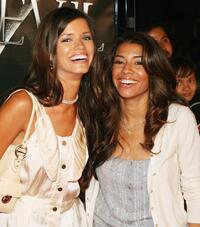 Samanta Noble and Christina Vidal at the premiere of "See No Evil."