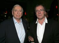 Gore Vidal and Thomas Schuhly at the after party for the premiere of "Alexander".