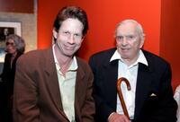 Writer Gore Vidal and Brent Hinkley at the cocktail reception of "Impossible Boulevard: From Homelessness to Hope".