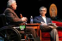 Author Gore Vidal and Writer Jon Wiener at the 12th Annual L.A. Times Festival of Books.