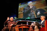 Author Gore Vidal and Writer Jon Wiener at the 12th Annual L.A. Times Festival of Books.
