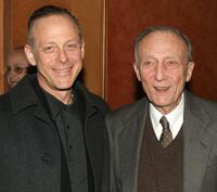 Mark Blum and Tom Aldredge at the curtain call for the Roundabout Theatre Company's Broadway premiere of "Twelve Angry Men."