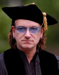 Bono talks at the 248th Commencement of the University of Pennsylvania.