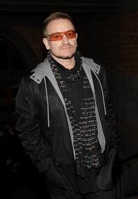 Bono at the EDUN Fall/Winter 2008 Nocturne Collection.