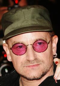 Bono talks at the 60th International Cannes Film Festival premiere of "U2 3D."