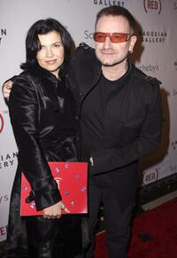Ali Hewson and Bono at the (RED) Auction On Valentine's Day.