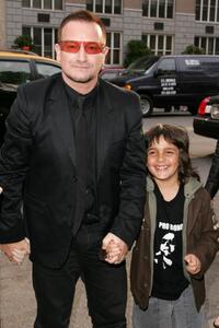 Bono and India Sebastian at the premiere of "We Are Together" during the 2007 Tribeca Film Festival.