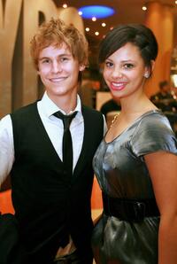 Rhys Wakefield and Sophia at the Sydney premiere of "Miss Saigon."