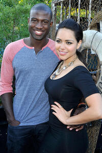 Sinqua Walls and Alyssa Diaz at the press preview night of "Shark 3D" during the Comic-Con 2011 in California.