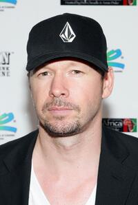 Donnie Wahlberg at the Ante Up for Africa celebrity poker tournament during the World Series of Poker.