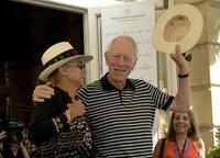 Max von Sydow and his wife at the 54th San Sebastian Film Festival.