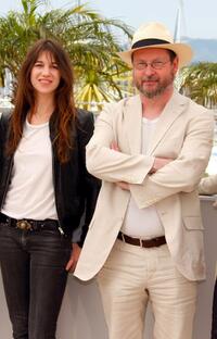 Charlotte Gainsbourg and Lars von Trier at the photocall of "Antichrist" during the 62nd International Cannes Film Festival.