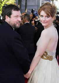 Lars von Trier and Bryce Dallas Howard at the Cannes International Film Festival.