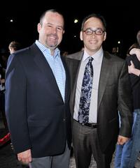 Marc Shmuger and David Wain at the premiere of "Role Models."
