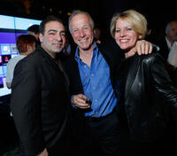 Paul Borghese, Jackie Martling and guest at the New York screening of "Once Upon a Time in Brooklyn."