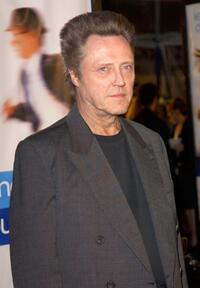 Christopher Walken at the Los Angeles premiere of "Catch Me If You Can".