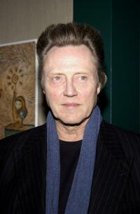 Christopher Walken at the Film Society of Lincoln Center.