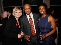 Martha Plimpton, Ruben Santiago-Hudson and Sharon Washington at the 28th Annual Lucille Lortel Awards.