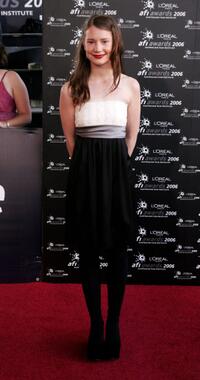 Mia Wasikowska at the L'Oreal Paris 2006 AFI Awards.