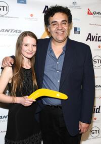 Mia Wasikowska and Rodrigo Garcia at the Australians In Film 2008 Breakthrough Awards.
