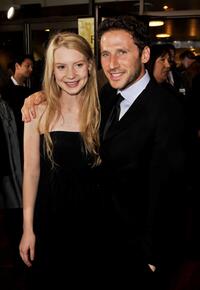 Mia Wasikowska and Mark Feuerstein at the 2008 AFI FEST Closing Night Gala screening of "Defiance."