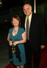 Audrey Wasilewski and Lyle Kanouse at the premiere of "Big Love."