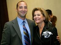 Jessica Walter and Tony Hale pose at the 21st Annual Television Critics Association cocktail reception.
